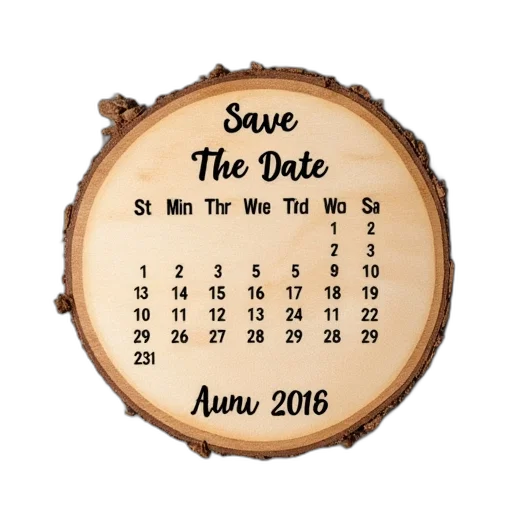 calendar, save, date, magnet transparent PNG cut-out