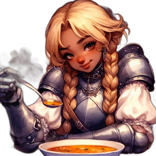 food, fantasy art, concept art, pixel art transparent PNG cut-out