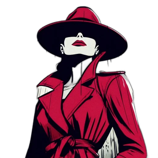 hat, jacket, dress, staff transparent PNG cut-out