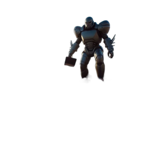 robot, creature, weapon, mask transparent PNG cut-out