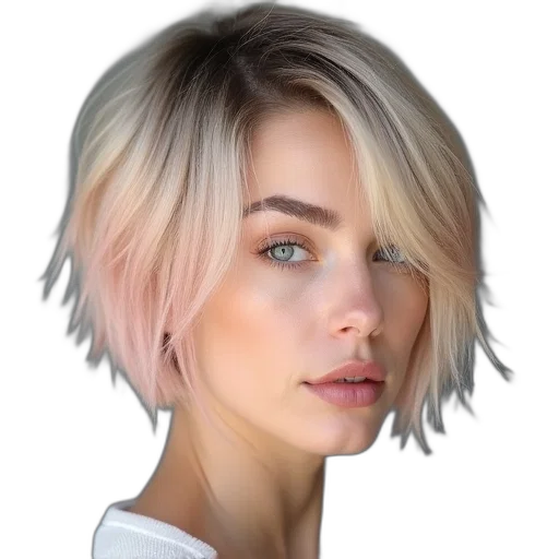 hair, face, crown, staff transparent PNG cut-out