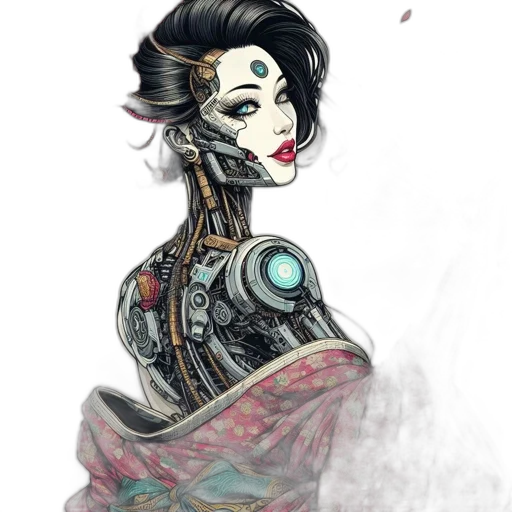 robot, dress, mask, jewelry transparent PNG cut-out