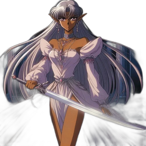 sword, weapon, staff, dress transparent PNG cut-out