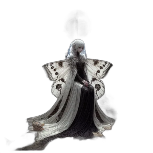 creature, dress, crown, robot transparent PNG cut-out