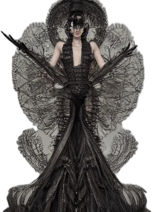 dress, jewelry, fantasy art, concept art transparent PNG cut-out