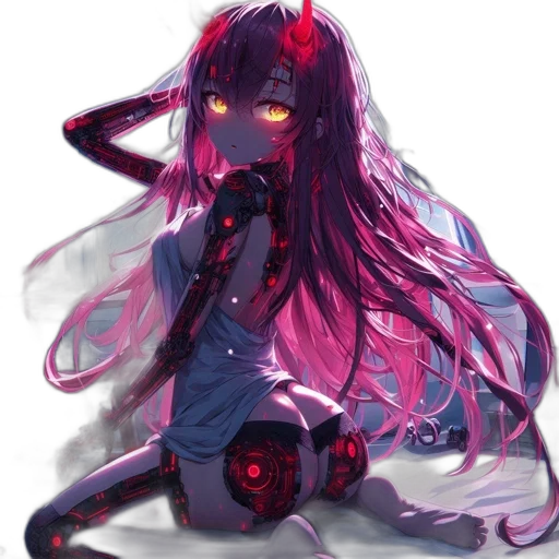 creature, mask, staff, robot transparent PNG cut-out