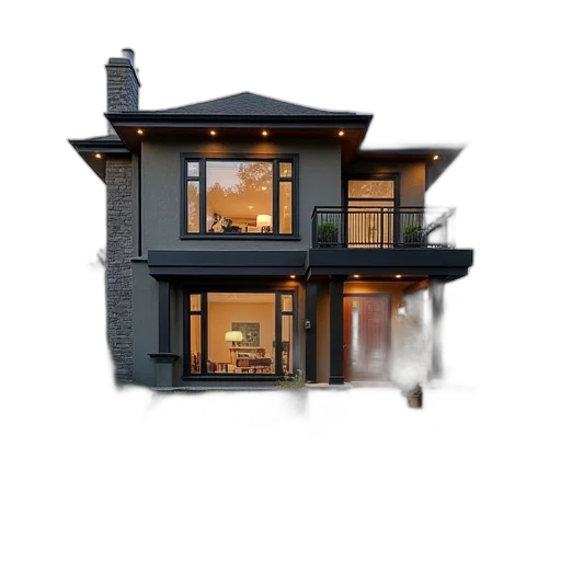 building, furniture, 3d render, photorealistic transparent PNG cut-out