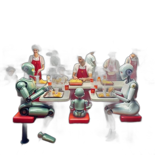 robot, food, furniture, concept art transparent PNG cut-out