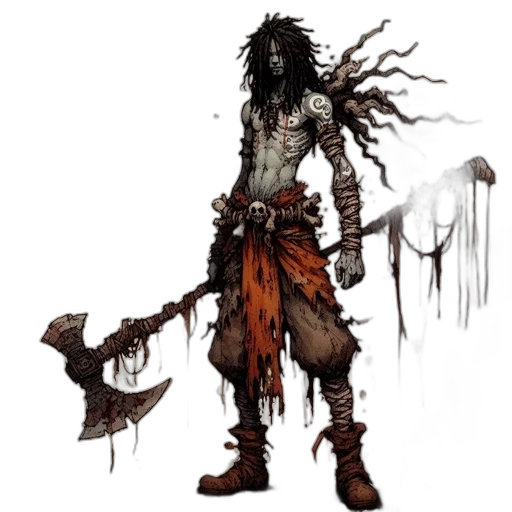 staff, creature, concept art, fantasy art transparent PNG cut-out