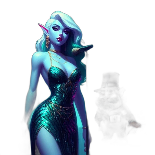 dress, staff, robot, concept art transparent PNG cut-out