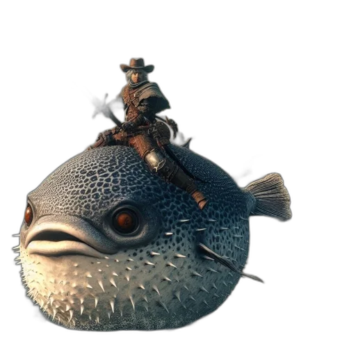 animal, hat, creature, weapon transparent PNG cut-out