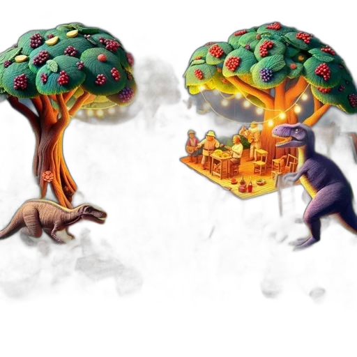 concept art, fantasy art, 3d render, pixel art transparent PNG cut-out
