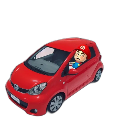 car, hat, animal, 3d render transparent PNG cut-out