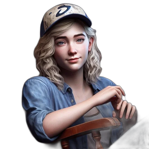 hat, face, staff, jewelry transparent PNG cut-out