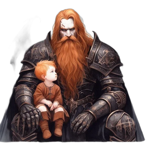 fantasy art, concept art, pixel art, comic book art transparent PNG cut-out