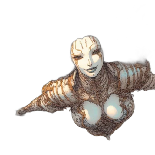 mask, robot, creature, face transparent PNG cut-out