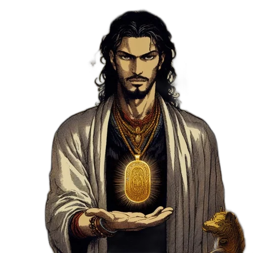 jewelry, staff, sword, fantasy art transparent PNG cut-out