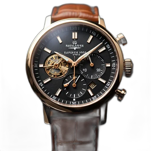 watch, automatic, movement, dial transparent PNG cut-out