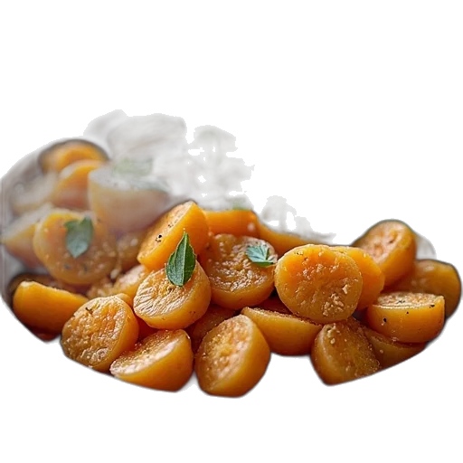 food, crown, photorealistic, 3d render transparent PNG cut-out