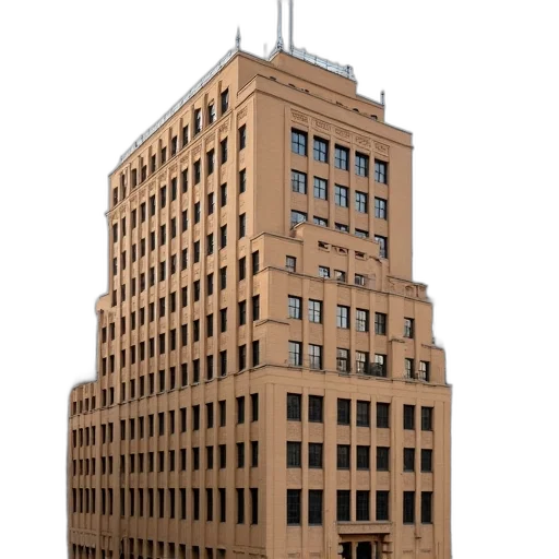 building, robot, furniture, 3d render transparent PNG cut-out