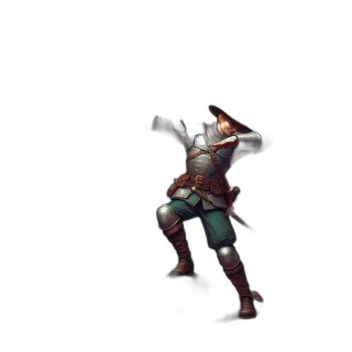 weapon, staff, sword, hat transparent PNG cut-out