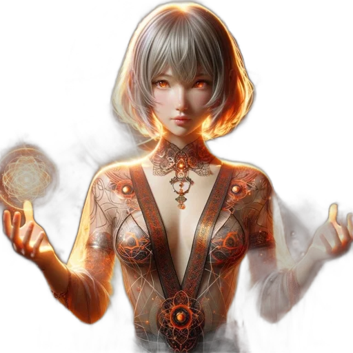 dress, jewelry, mask, face transparent PNG cut-out