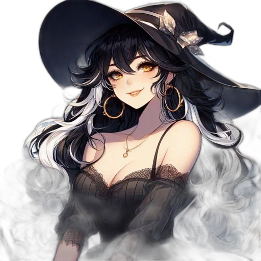 hat, dress, staff, crown transparent PNG cut-out