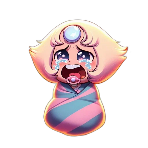 creature, staff, face, hair transparent PNG cut-out