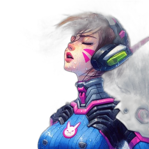 robot, cyberpunk, concept art, fantasy art transparent PNG cut-out