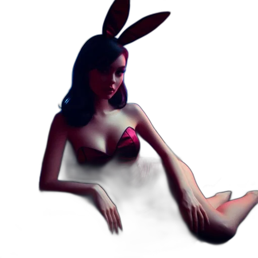 dress, creature, 3d render, concept art transparent PNG cut-out