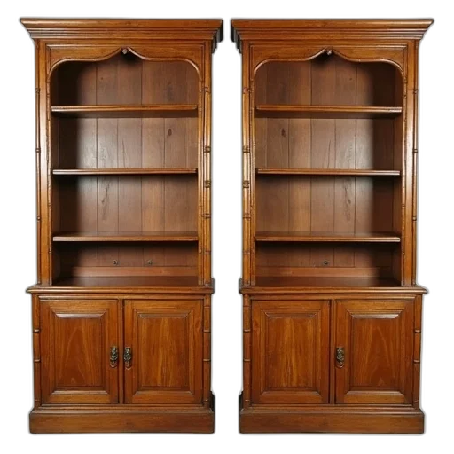 furniture, pair, vintage, english transparent PNG cut-out