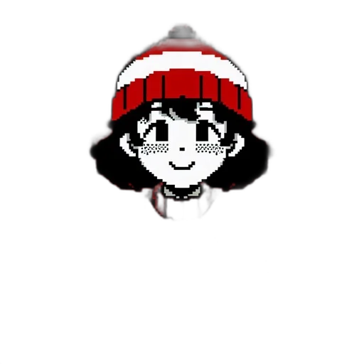 hat, face, staff, creature transparent PNG cut-out