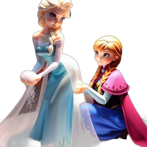 dress, crown, 3d render, concept art transparent PNG cut-out