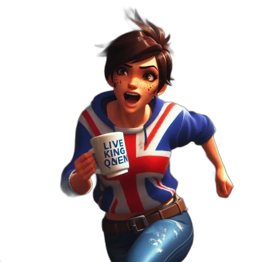 jacket, face, staff, weapon transparent PNG cut-out