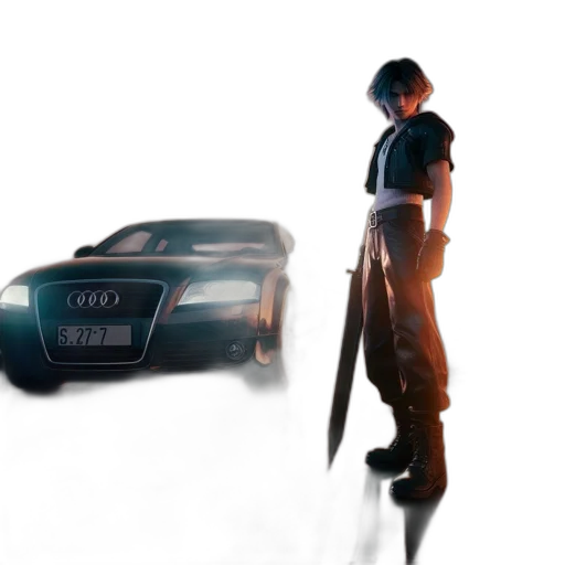 car, weapon, robot, jacket transparent PNG cut-out