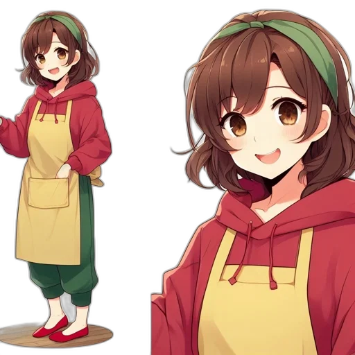 staff, anime, concept art, pixel art transparent PNG cut-out