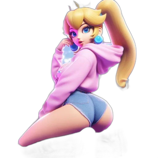 dress, jacket, vaporwave, concept art transparent PNG cut-out