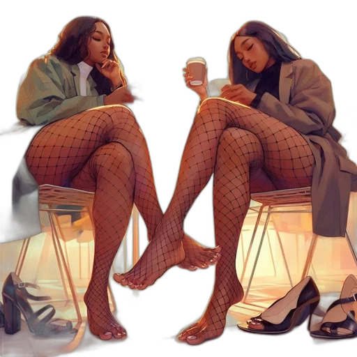 shoes, dress, concept art, pixel art transparent PNG cut-out