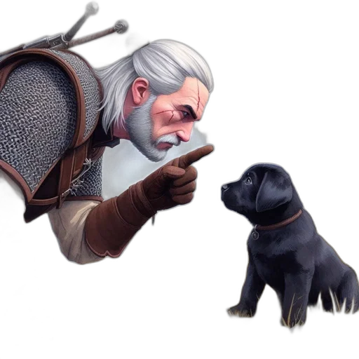animal, creature, weapon, staff transparent PNG cut-out