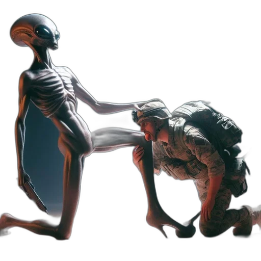 robot, creature, animal, weapon transparent PNG cut-out