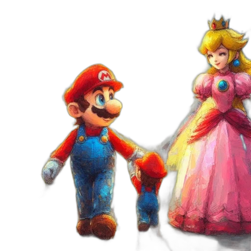 crown, dress, concept art, 3d render transparent PNG cut-out