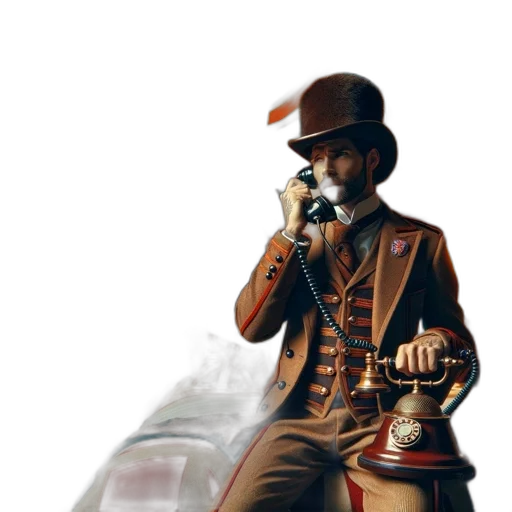 staff, hat, car, concept art transparent PNG cut-out