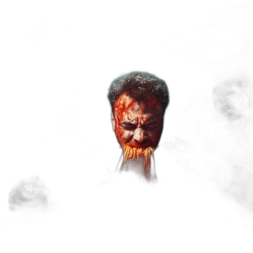 face, mask, creature, staff transparent PNG cut-out