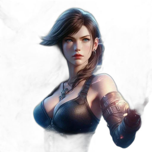 concept art, fantasy art, photorealistic, 3d render transparent PNG cut-out