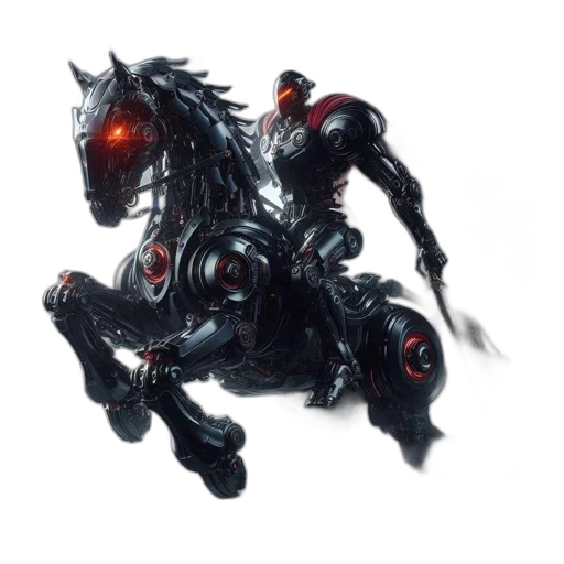 robot, dragon, weapon, creature transparent PNG cut-out