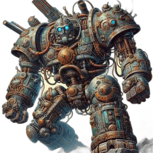 robot, weapon, concept art, fantasy art transparent PNG cut-out