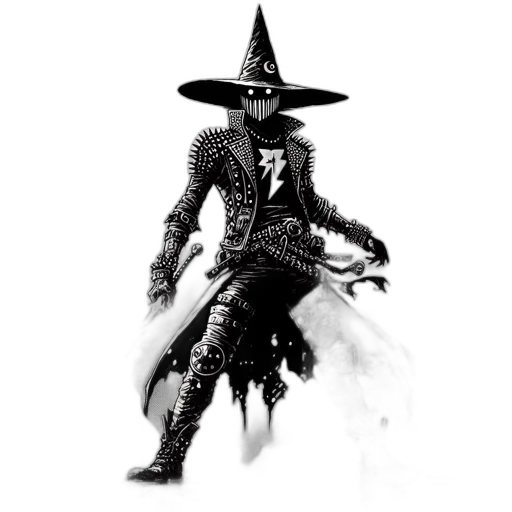 staff, hat, mask, creature transparent PNG cut-out