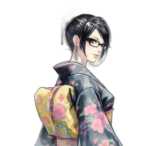 jacket, staff, dress, weapon transparent PNG cut-out