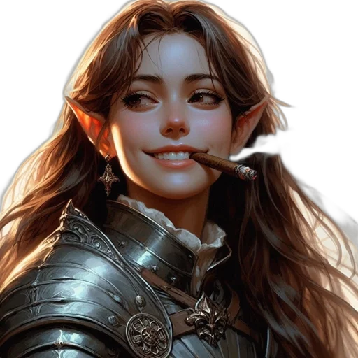 face, sword, staff, dragon transparent PNG cut-out