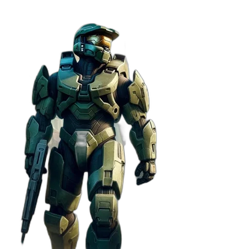 robot, weapon, concept art, 3d render transparent PNG cut-out